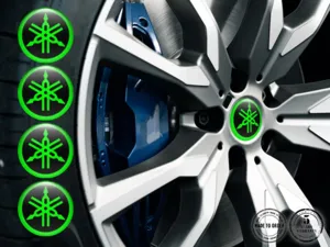 Yamaha Nabenaufkleber Ausgabe Individuelles Dome-Design